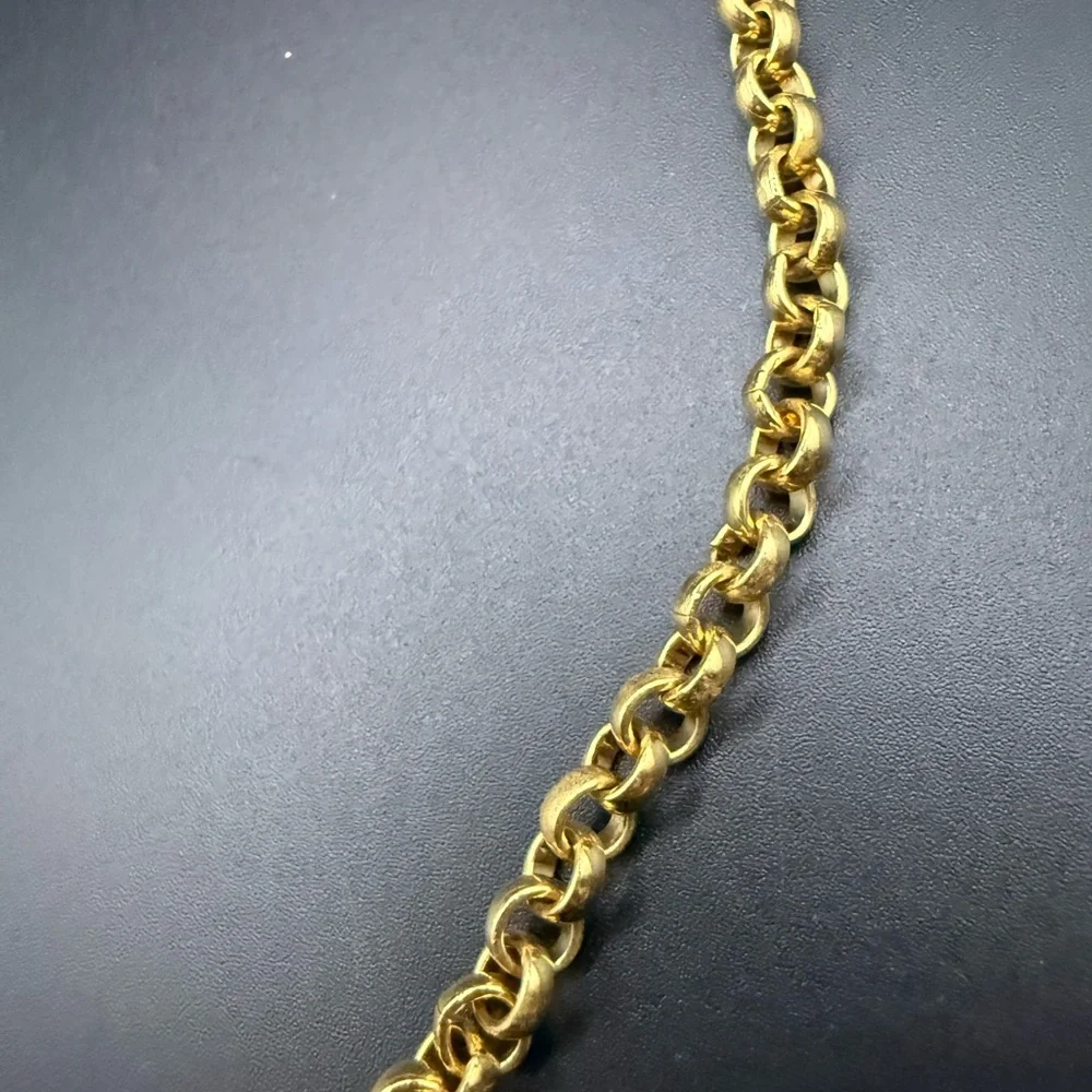 Classic Gold Tone Chain Necklace